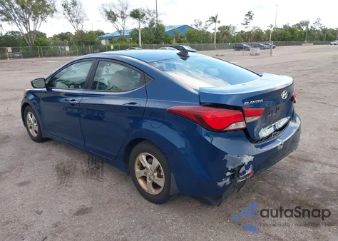 2014 Hyundai Elantra Se z USA, uszkodzony, nr VIN KMHDH4AE4EU164472